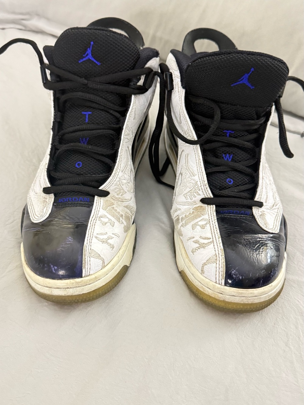Used Men'S Nike Air Jordan Dub Zero Concord Sneakers Shoes Size 9